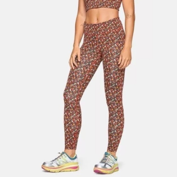 Outdoor Voices Sweat Tech Floral Leggings - Picture 1 of 9